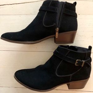 Circus by Sam Edelman black suede booties